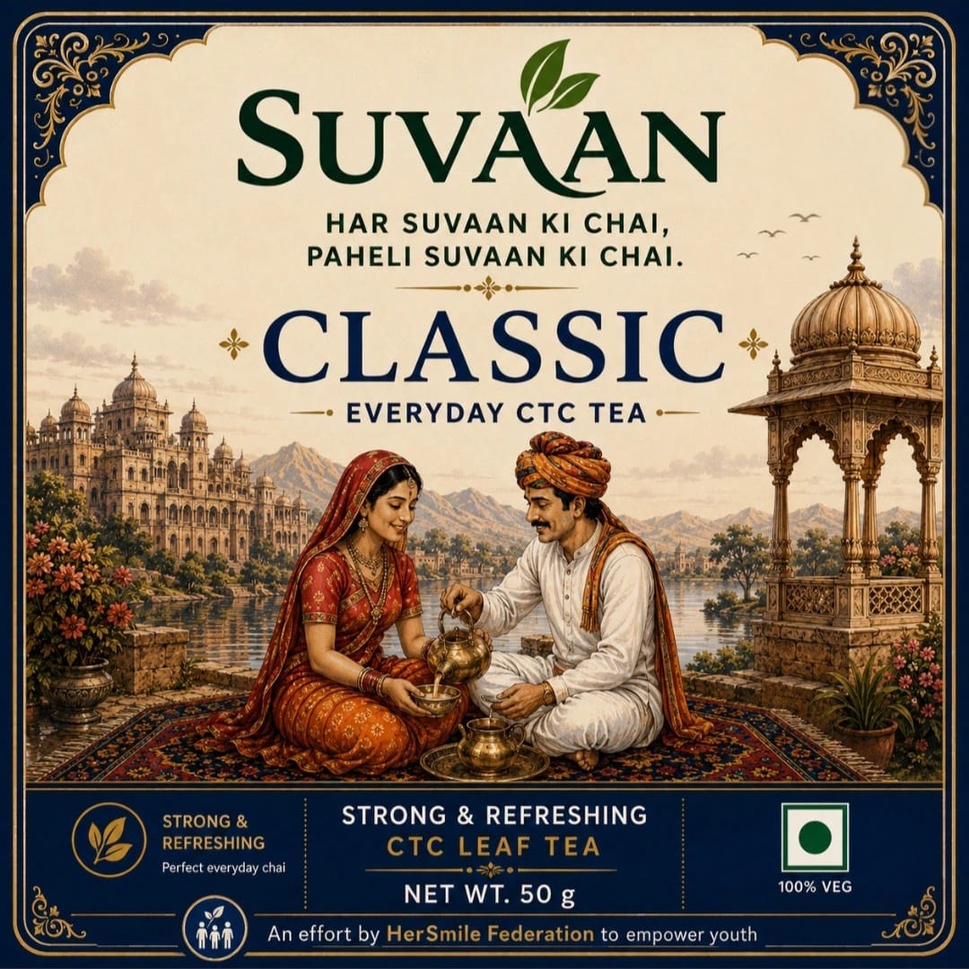 Suvaan Classic everyday CTC tea packaging